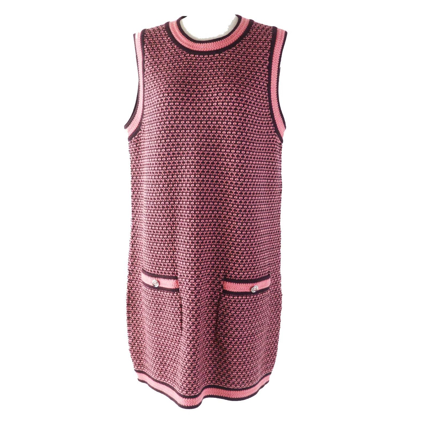 CHANEL one piece P75435 cashmere Pink Bordeaux 44