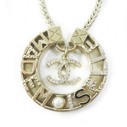 CHANEL Necklace Y22X Gold Plated, Faux Pearl, Rhinestone gold MADEMOISELLE Women