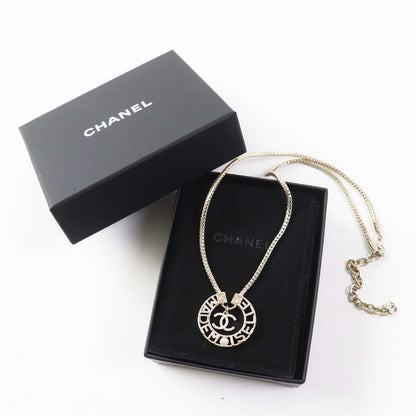 CHANEL Necklace Y22X Gold Plated, Faux Pearl, Rhinestone gold MADEMOISELLE Women
