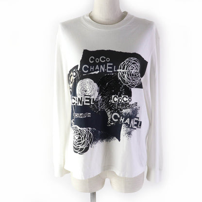 CHANEL Cut P63300 Main: 100% cotton White black Women S