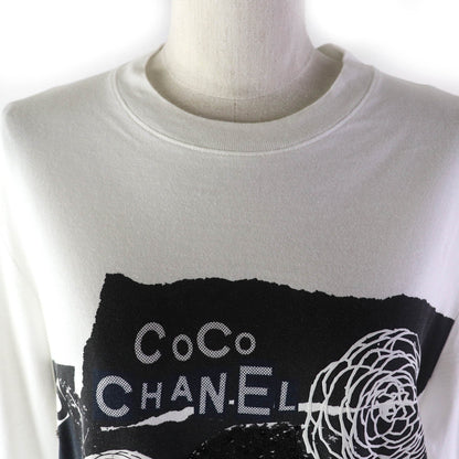 CHANEL Cut P63300 Main: 100% cotton White black Women S