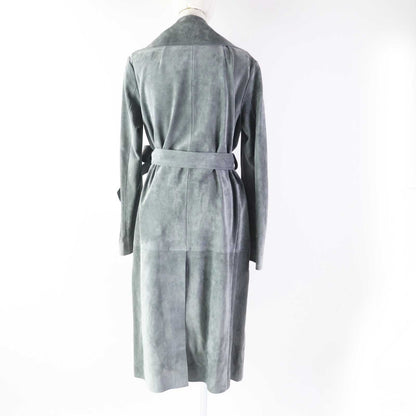 CELINE Leather coat 28W556319 Main: fur (cow) Part: sheep leather gray Phoebe Philo Women 38
