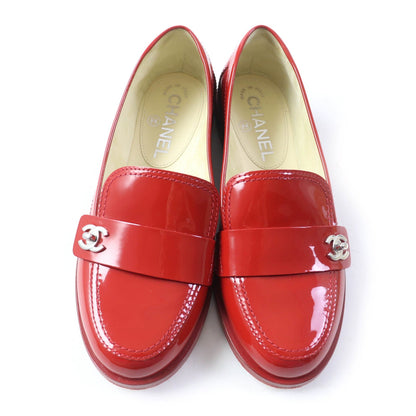 CHANEL loafers G30708 Main: Patent leather Red Women 35 1/2C