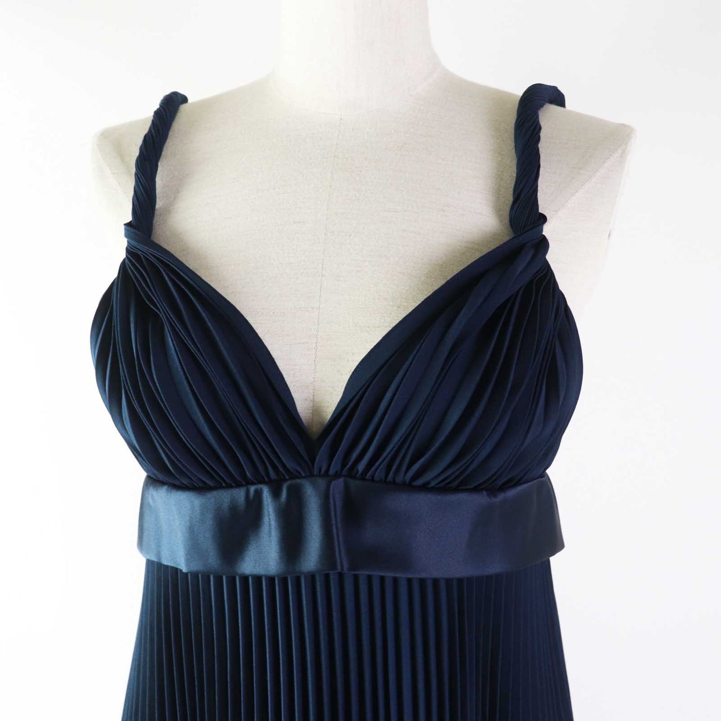 BURBERRY one piece 8038788 Outer: 100% polyester, part: 100% silk, part: 55% cotton, part: 45% viscose Navy Women 38