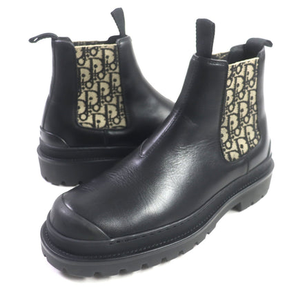 Dior boots Main: Leather Black beige Oblique DIOR EXPLORER Women(Unisex) 39