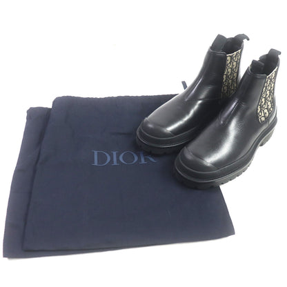 Dior boots Main: Leather Black beige Oblique DIOR EXPLORER Women(Unisex) 39