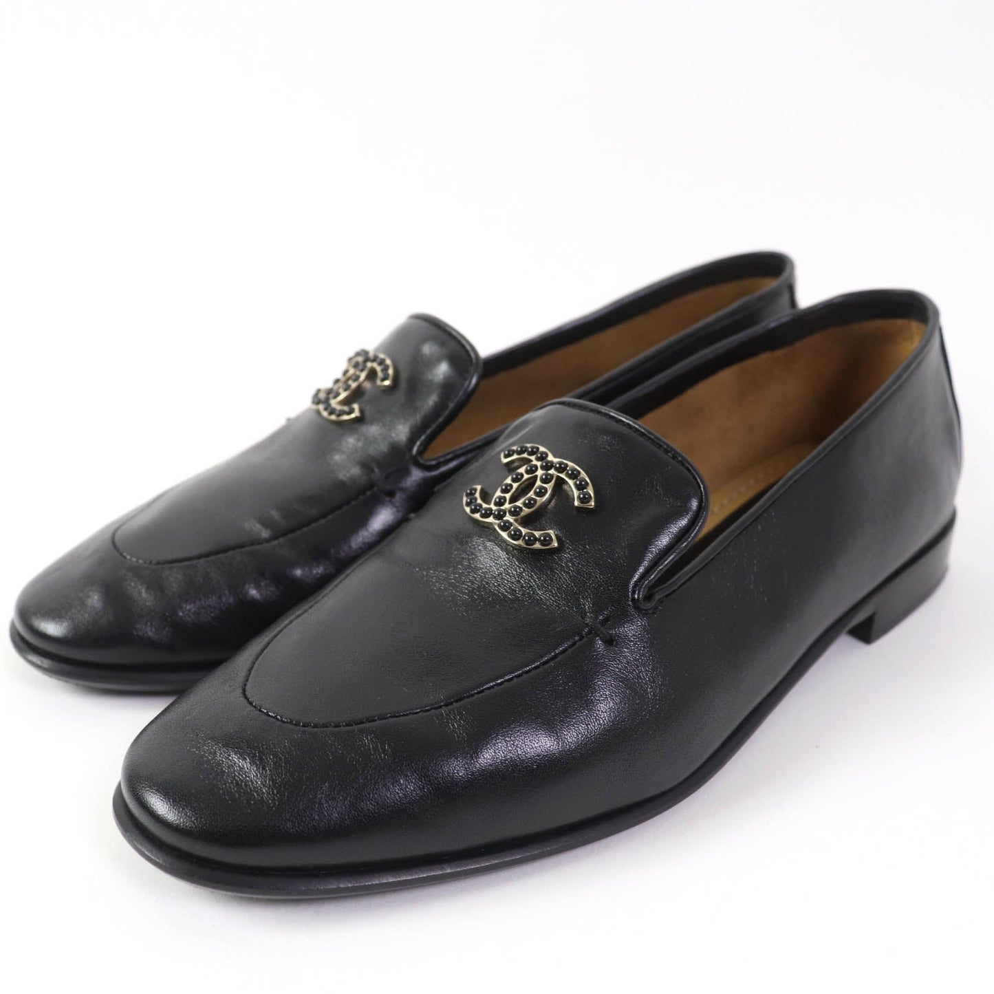 CHANEL loafers 23A G45008 Main: Leather black Women 38 1/2 C