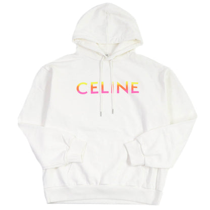 CELINE Hoodie 2Y753670Q Main: 100% cotton, part: 96% cotton, part: 4% polyurethane white mens XL