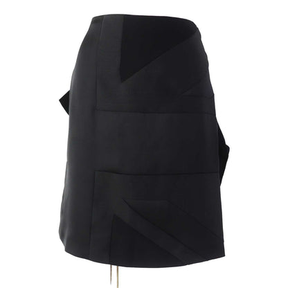 BURBERRY skirt 8046842 Outer: 100% polyester, Outer: 60% mohair, Outer: 40% wool, Lining: 100% cashmere black Women 34