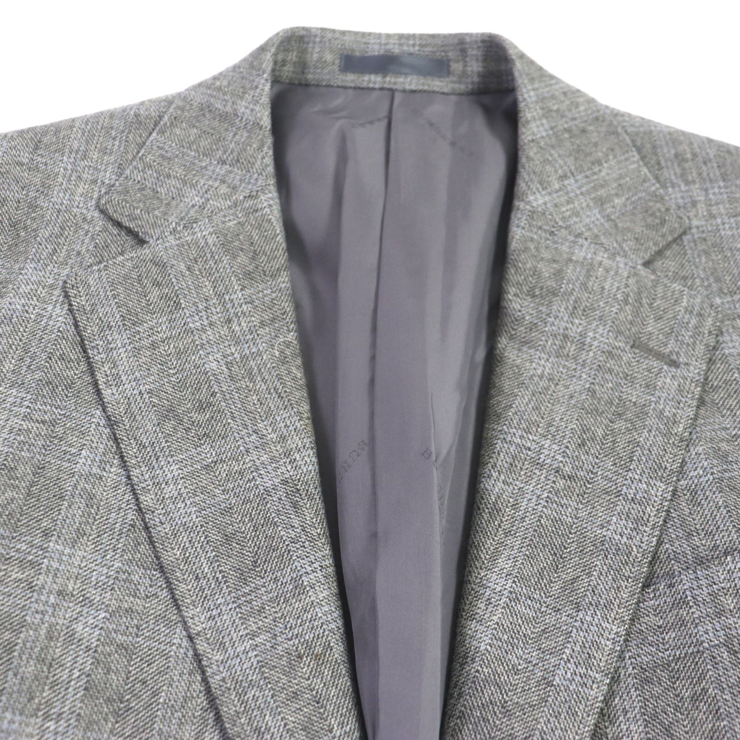 BURBERRY tailored jacket Outer: 100% cashmere, lining: cupra Light gray mens 98-88-175 AB6