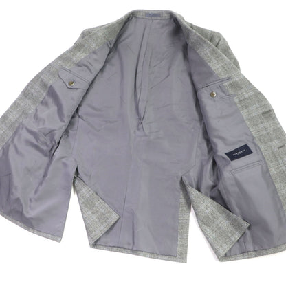 BURBERRY tailored jacket Outer: 100% cashmere, lining: cupra Light gray mens 98-88-175 AB6