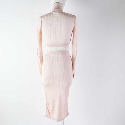FENDI setup FZX834/FZQ689 Rayon Light pink 36