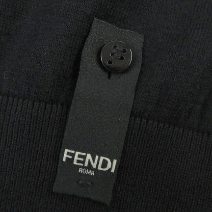 FENDI knit FZZ284 Main: 85% cotton, Main: 15% cashmere black mens 46