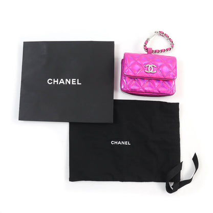 CHANEL Pouch H43HHUU7 Main: Patent leather Neon pink Years Gift 2023 Women