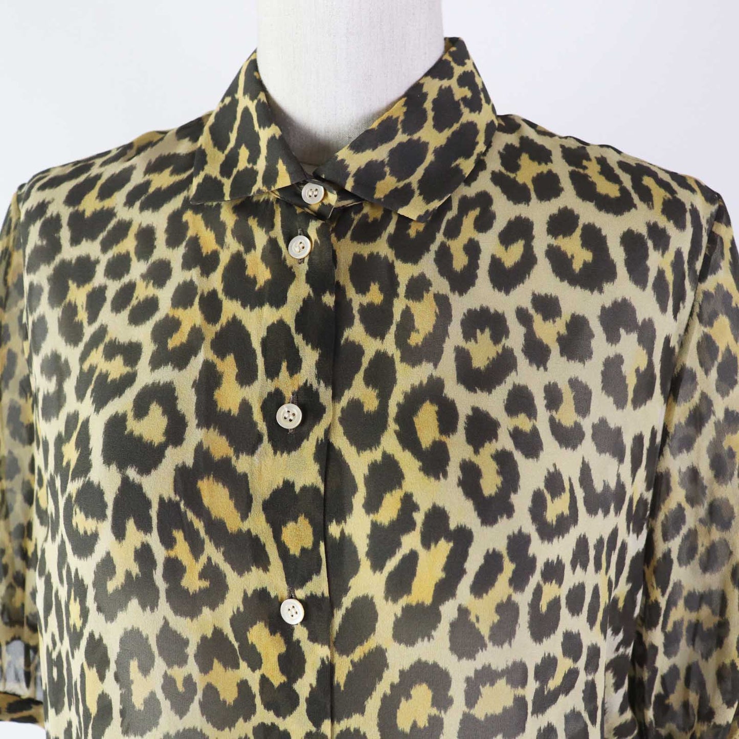 Christian Dior Short sleeve shirt 141B58A6676 Outer material: silk 100% Yellow beige type Women 40
