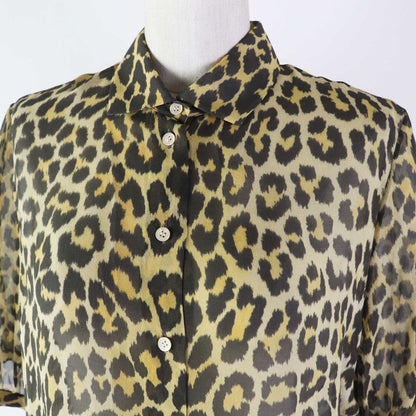 Christian Dior Short sleeve shirt 141B58A6676 Outer material: silk 100% Yellow beige type Women 40