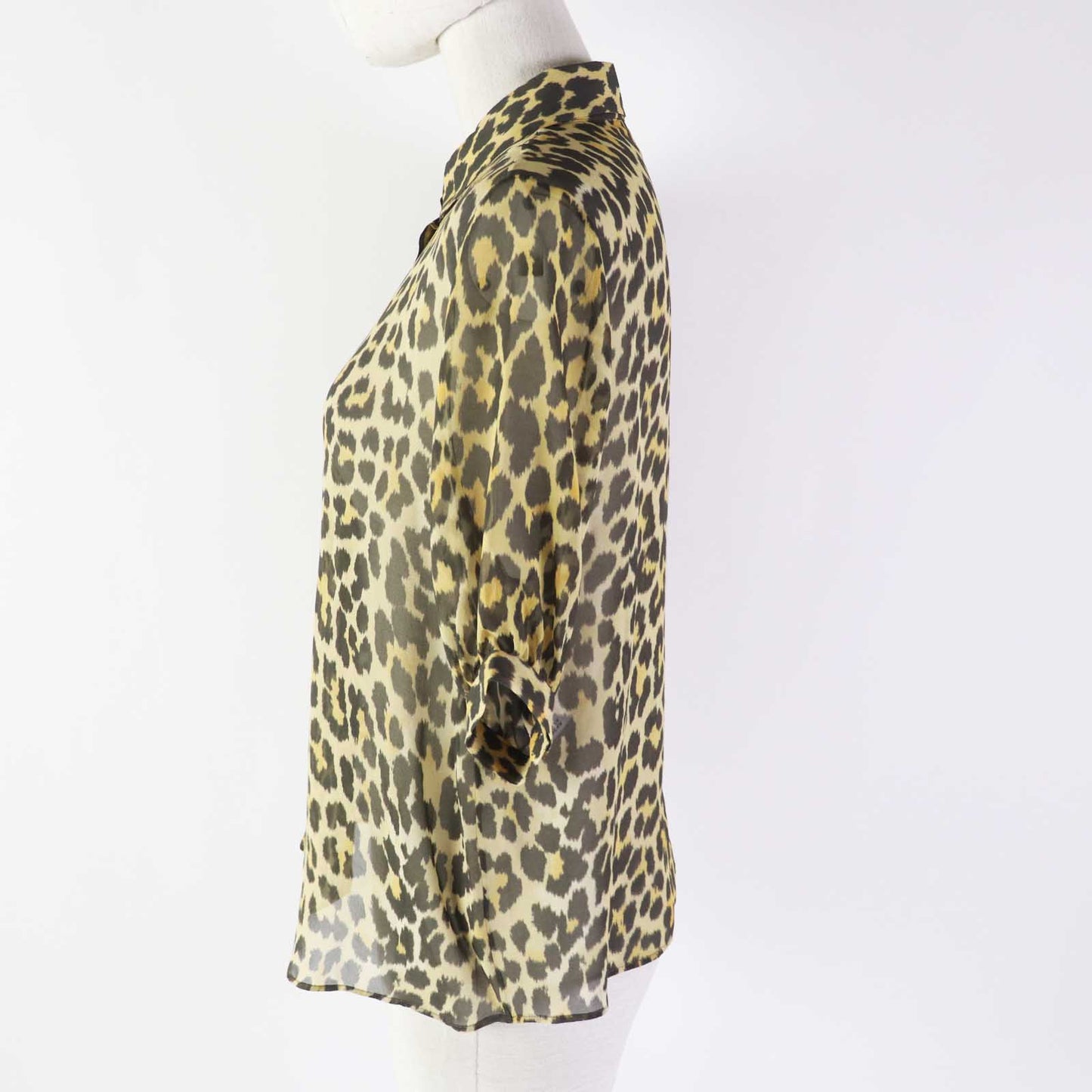Christian Dior Short sleeve shirt 141B58A6676 Outer material: silk 100% Yellow beige type Women 40