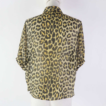 Christian Dior Short sleeve shirt 141B58A6676 Outer material: silk 100% Yellow beige type Women 40