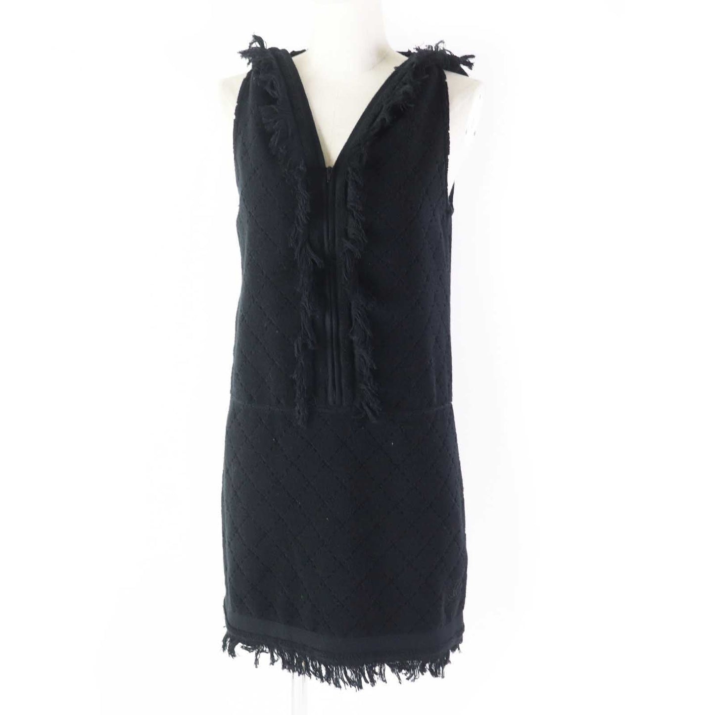 CHANEL one piece 15P P51319 Outer material: 100% cotton black Women 34
