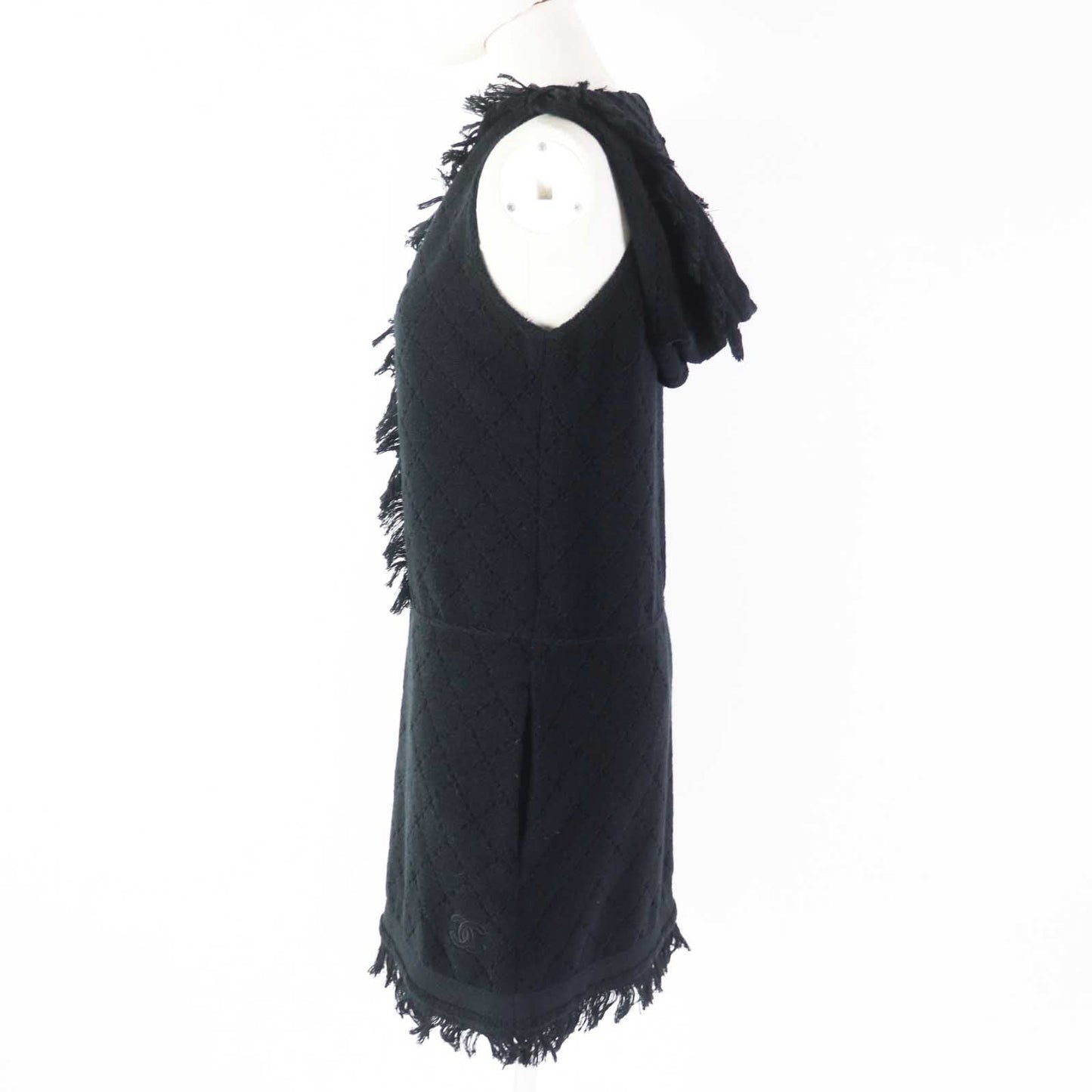 CHANEL one piece 15P P51319 Outer material: 100% cotton black Women 34