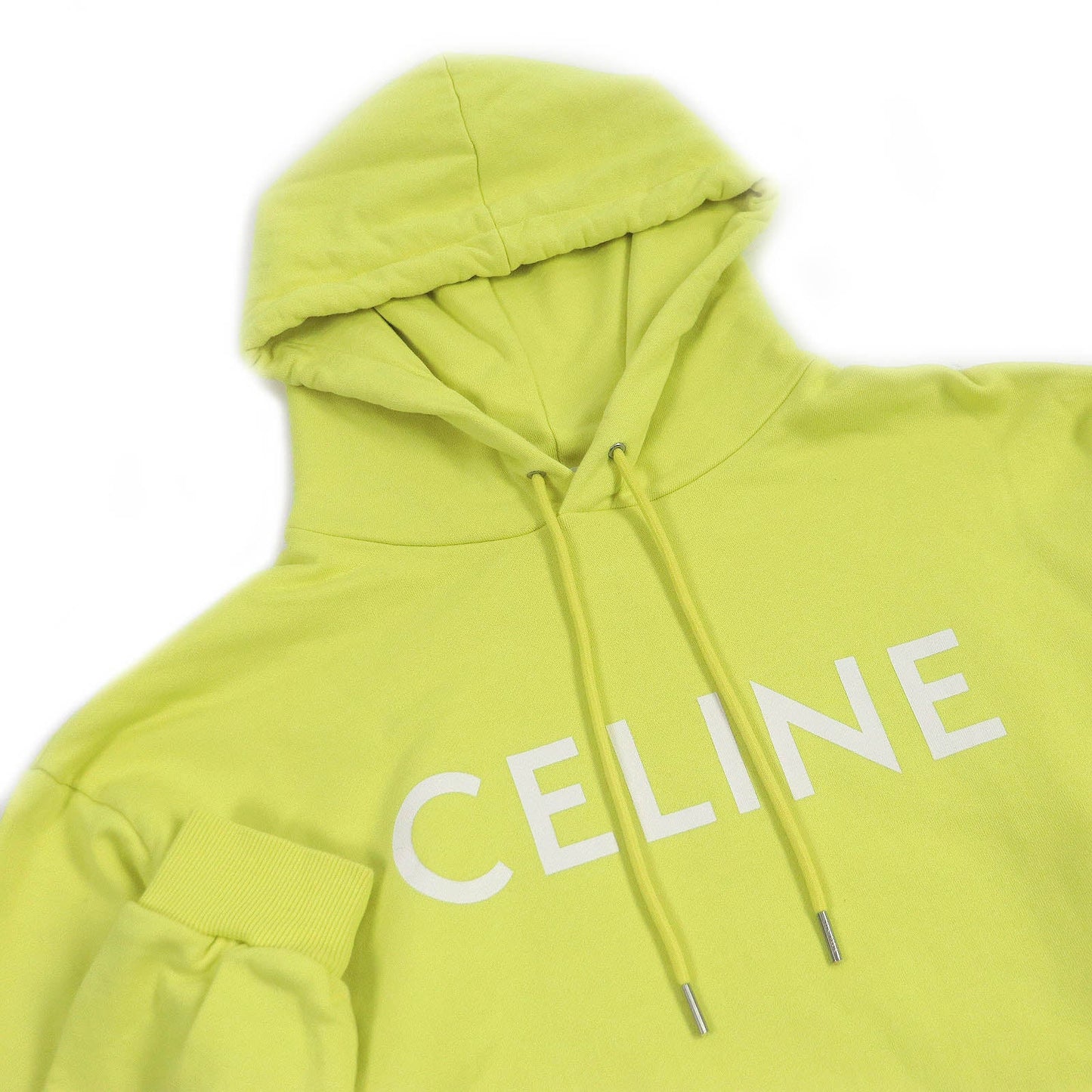 CELINE Hoodie 2Y369670Q Main: 100% cotton, part: 96% cotton, part: 4% polyurethane yellow mens M