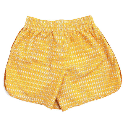FENDI Shorts FAB230 Outer: 100% polyester, Lining: 100% polyester Yellow type mens XS
