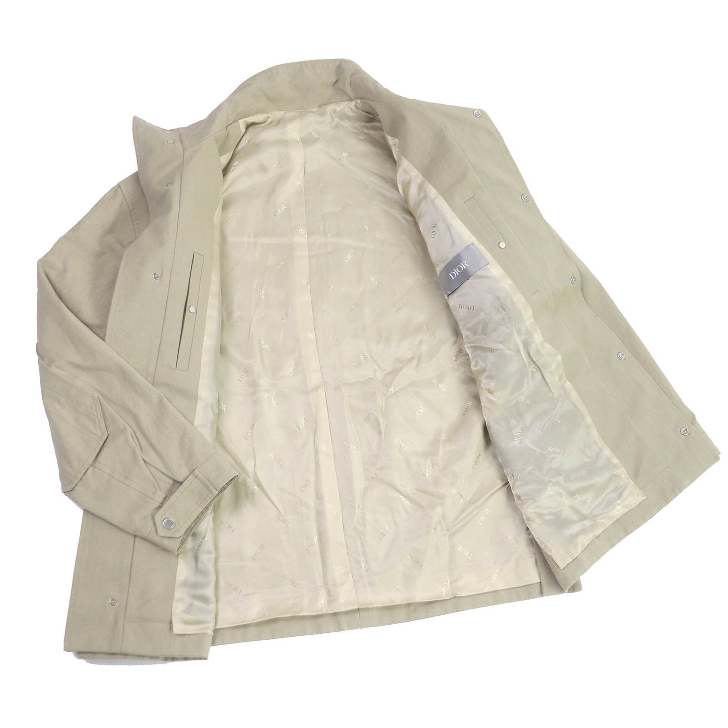 Christian Dior Blouson 313C402A5673 Outer: 100% cotton, Lining: 100% cupra, Part: 100% polyester khaki mens 48