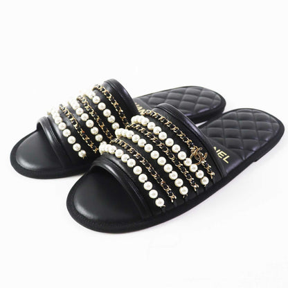 CHANEL Sandals G36005 Main: Leather black Women L