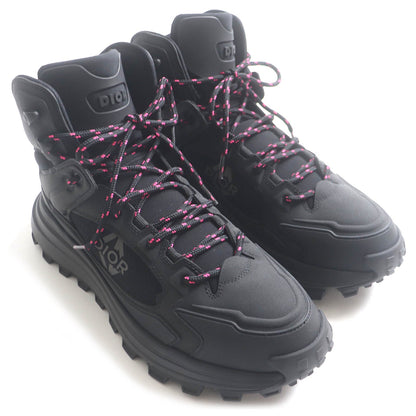 Dior Ankle boots 3B0299ZTG90O 42% PVC, 40% polyester, 11% elastic, 4% polyurethane, 3% polyamide black Trekking shoes peak ankle mens 43