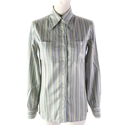 CELINE Long sleeve shirt Main: 100% silk multicolor Women 38