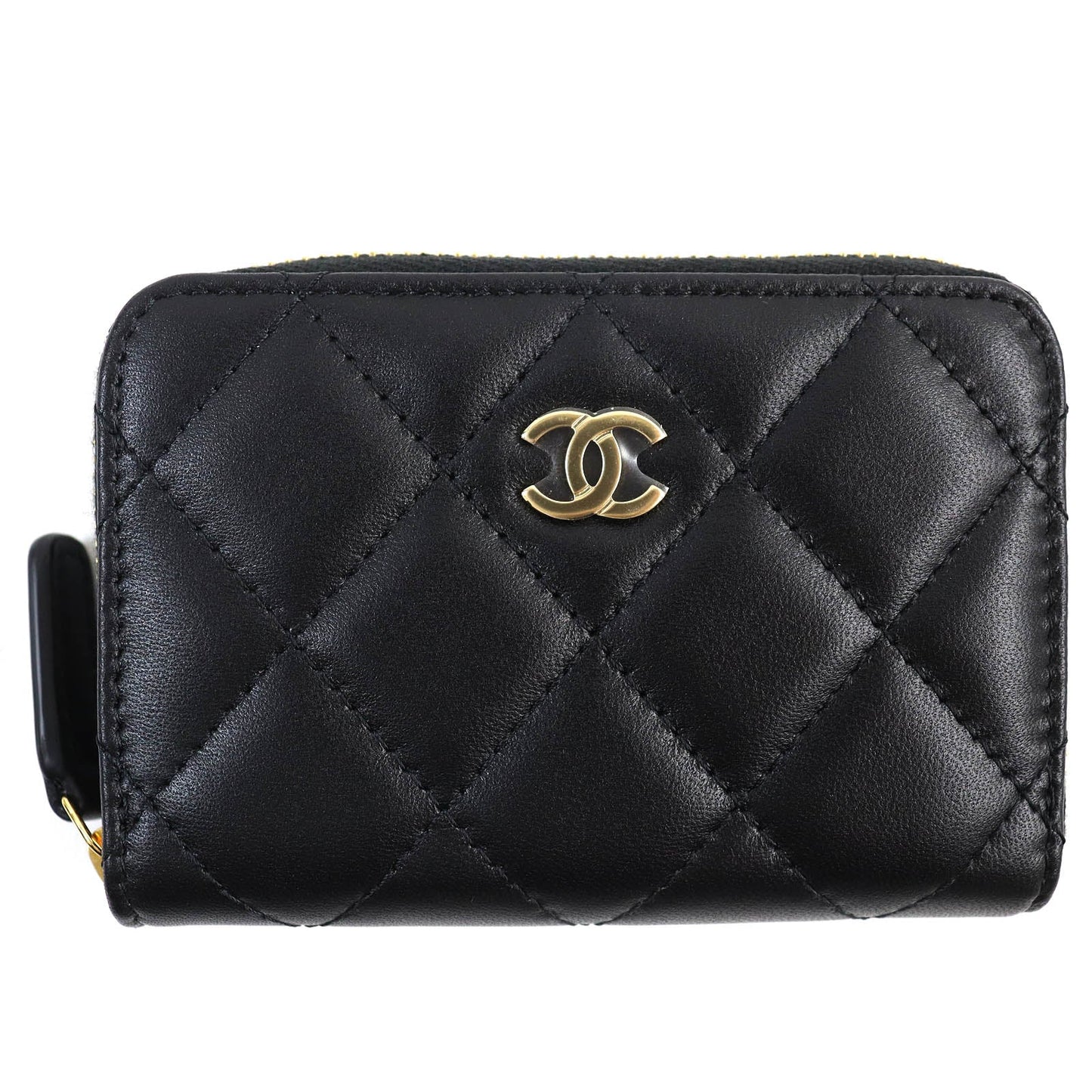 CHANEL Coin case AP0216 Main: Leather black Classic zip coin purse Women