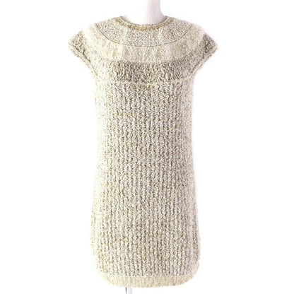 CHANEL one piece P61623K47214 Main: 60% wool, 13% nylon, 12% polyester, 7% cotton, 3% silk, 3% polyester metal, 2% paper Beige type Women 34
