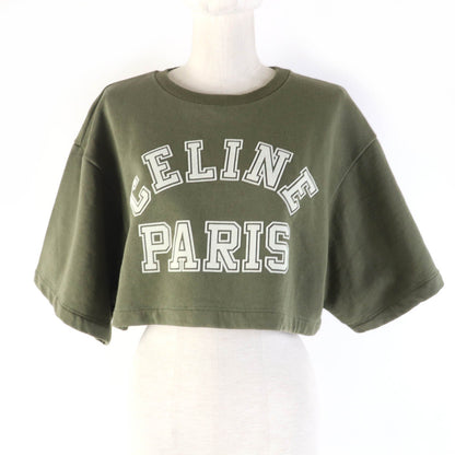 CELINE sweat 2Y19A670Q Main: 100% cotton khaki Women XS