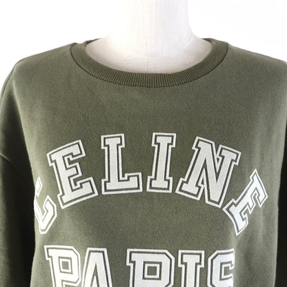 CELINE sweat 2Y19A670Q Main: 100% cotton khaki Women XS