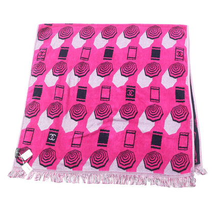 CHANEL towel 19S cotton 100% Navy pink Women
