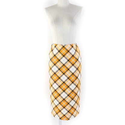 BURBERRY Tight Skirt 8037437 Main: 93% rayon, Main: 7% elastane Orange type Women 36