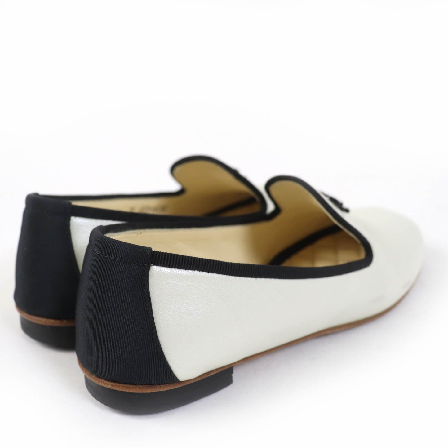 CHANEL Leather shoes 16P G31630 Main: Leather White black Women 35