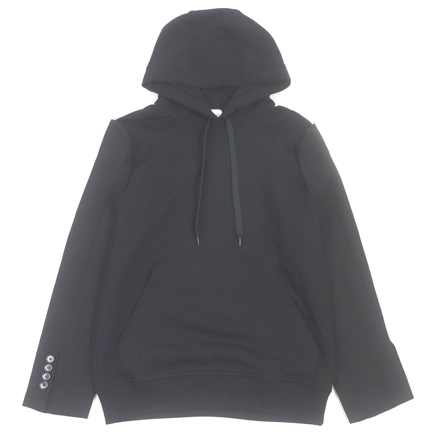 BURBERRY Hoodie 8040787 Main: 100% cotton, Part: 99% cotton, Part: 1% elastane (polyurethane) black mens XS