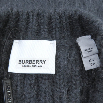 BURBERRY sweater 8037217 Main: 67% mohair, Main: 33% silk gray mens XS