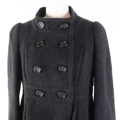 BURBERRY BLUE LABEL coat FNF04-860-08 Main: 90% wool, Main: 10% nylon Charcoal gray Women 38