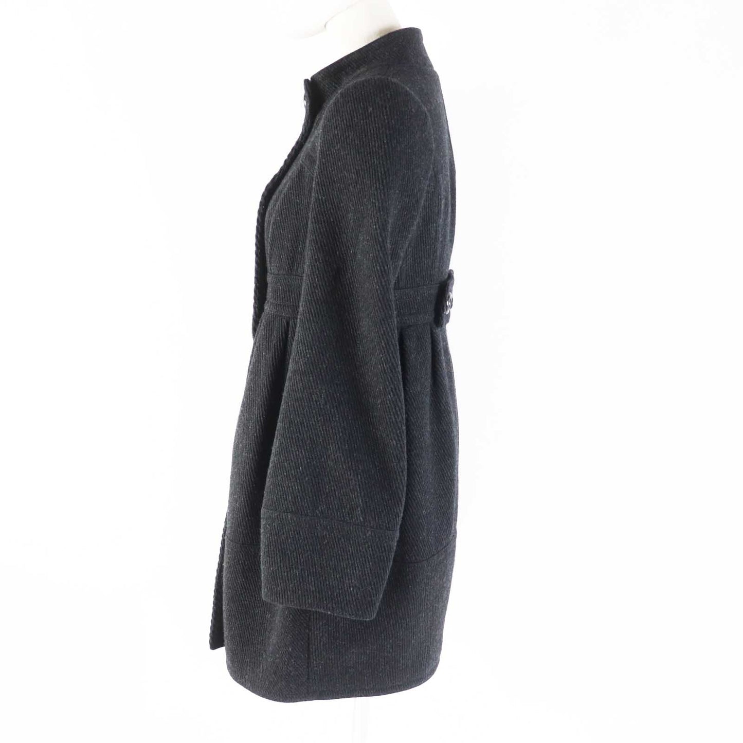 BURBERRY BLUE LABEL coat FNF04-860-08 Main: 90% wool, Main: 10% nylon Charcoal gray Women 38