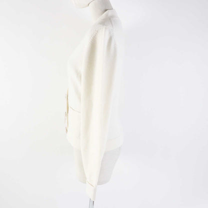CHANEL cardigan P73102 Main: 99% cashmere, Main: 1% elastane (polyurethane) white Women 34