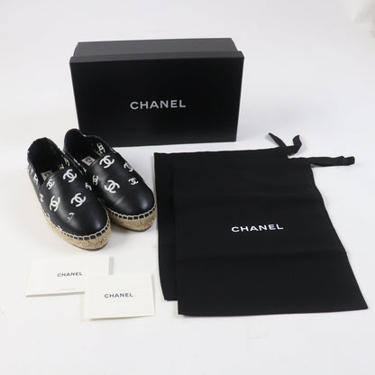 CHANEL Leather shoes 22S G38628 Main: Leather Black White Women 35