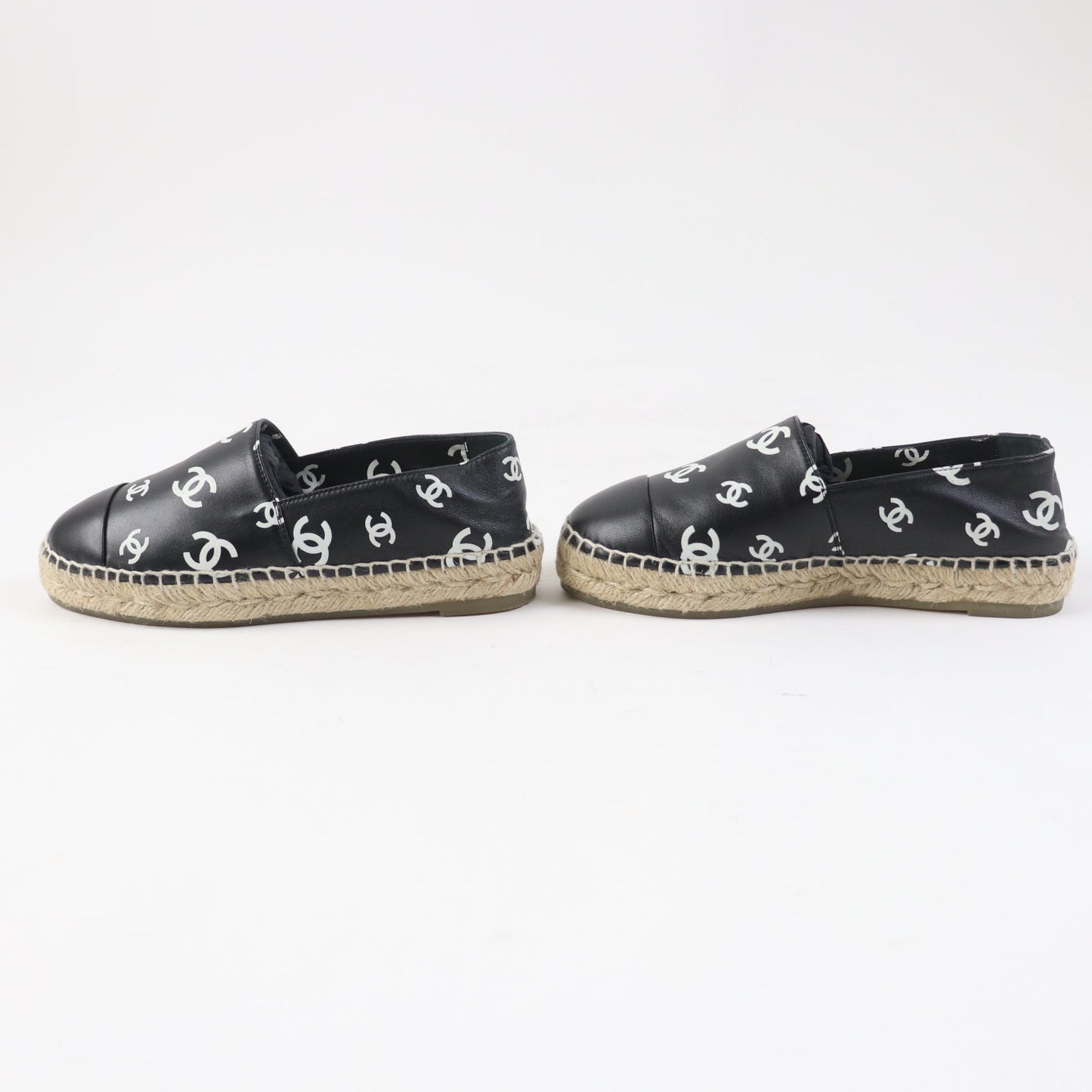 CHANEL Leather shoes 22S G38628 Main: Leather Black White Women 35