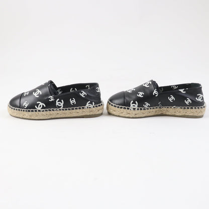 CHANEL Leather shoes 22S G38628 Main: Leather Black White Women 35