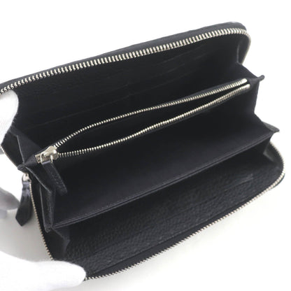 FENDI Long Wallet Purse 7M0210 Main: Leather black Celeria mens