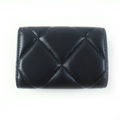 CHANEL Tri-fold wallet AP1789 Main: Lambskin black 19 Small flap wallet Women