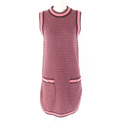 CHANEL one piece P75435K10790 Main: 100% cashmere Pink brown Women 36