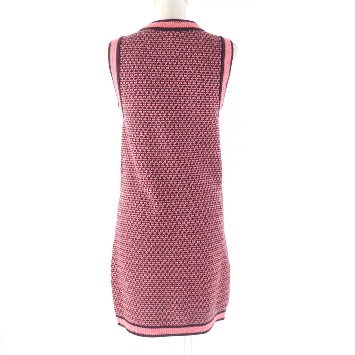 CHANEL one piece P75435K10790 Main: 100% cashmere Pink brown Women 36