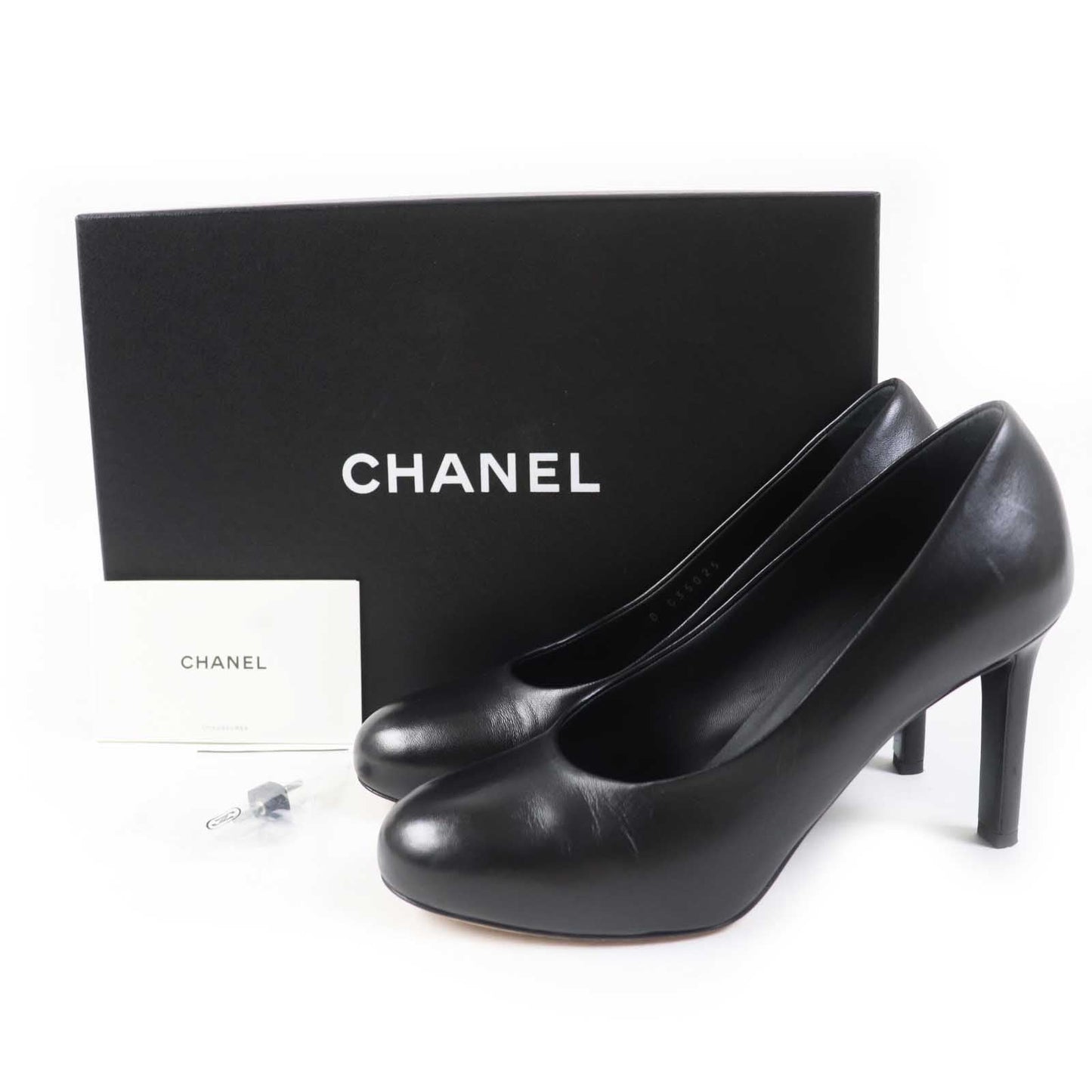 CHANEL pumps G35025 Main: Leather black Women 36